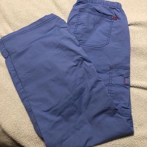 Light blue scrub pants